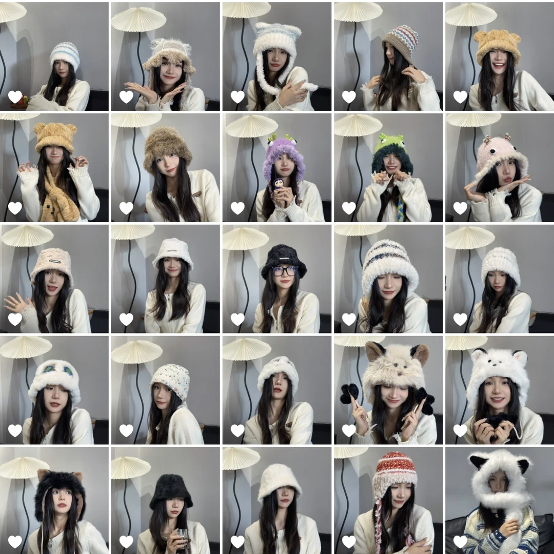 【MUMU帽子】秋冬合集！包头帽 护耳帽 渔夫帽 醒狮帽 保暖 百搭帽子