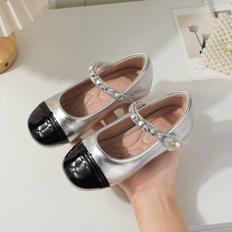 女童小皮鞋春秋2024新款3-12岁公主鞋女童玛丽珍单鞋软底儿童鞋子