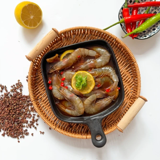 柠檬生腌大虾网红生腌柠檬虾（20只虾）冷冻