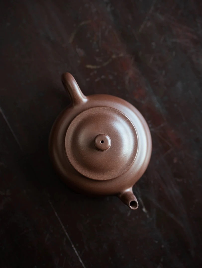 宜兴紫砂壶手工原矿黄龙山老紫泥旭帽茶壶茶具送礼礼品微瑕小花泥