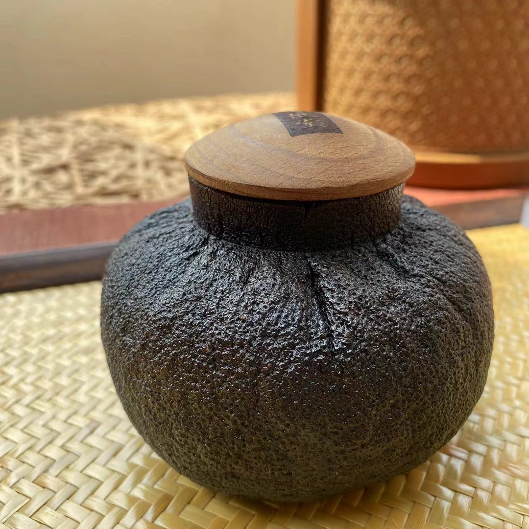 建水茶洗柚子皮水盂茶渣桶茶具水碗家用水洗茶道用具茶叶罐装饰罐