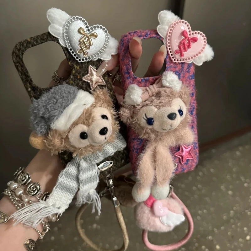 围巾少女童话雪莉玫适用苹果16promax可爱15pro情侣手机壳14/13女