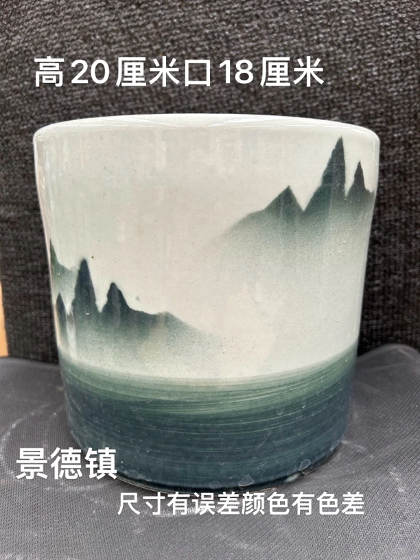82号   景德镇紫砂手工多肉花盆，绿植花盆：无孔