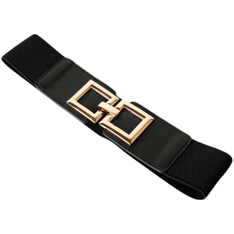 收腰松紧腰带女配裙子时尚百搭弹力宽腰封装饰连衣裙毛衣皮带配饰