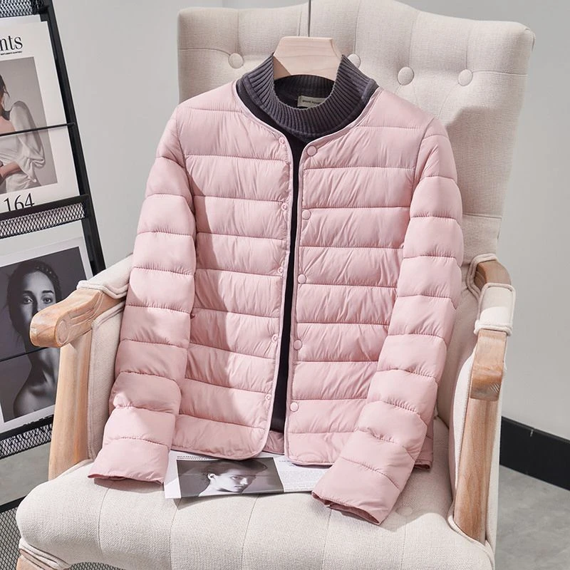 新款轻薄羽绒羽绒服女短款2023年秋冬季保暖内胆羽绒服内穿小羽羽