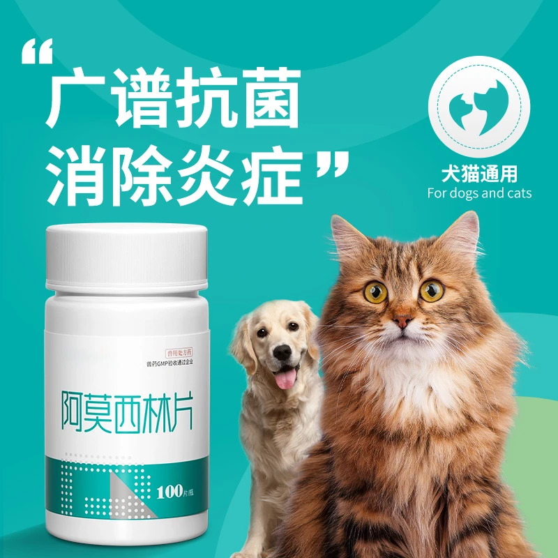 八牧宠物猫咪感冒药猫鼻支阿莫西林消炎药狗狗止咳嗽打喷嚏流鼻涕