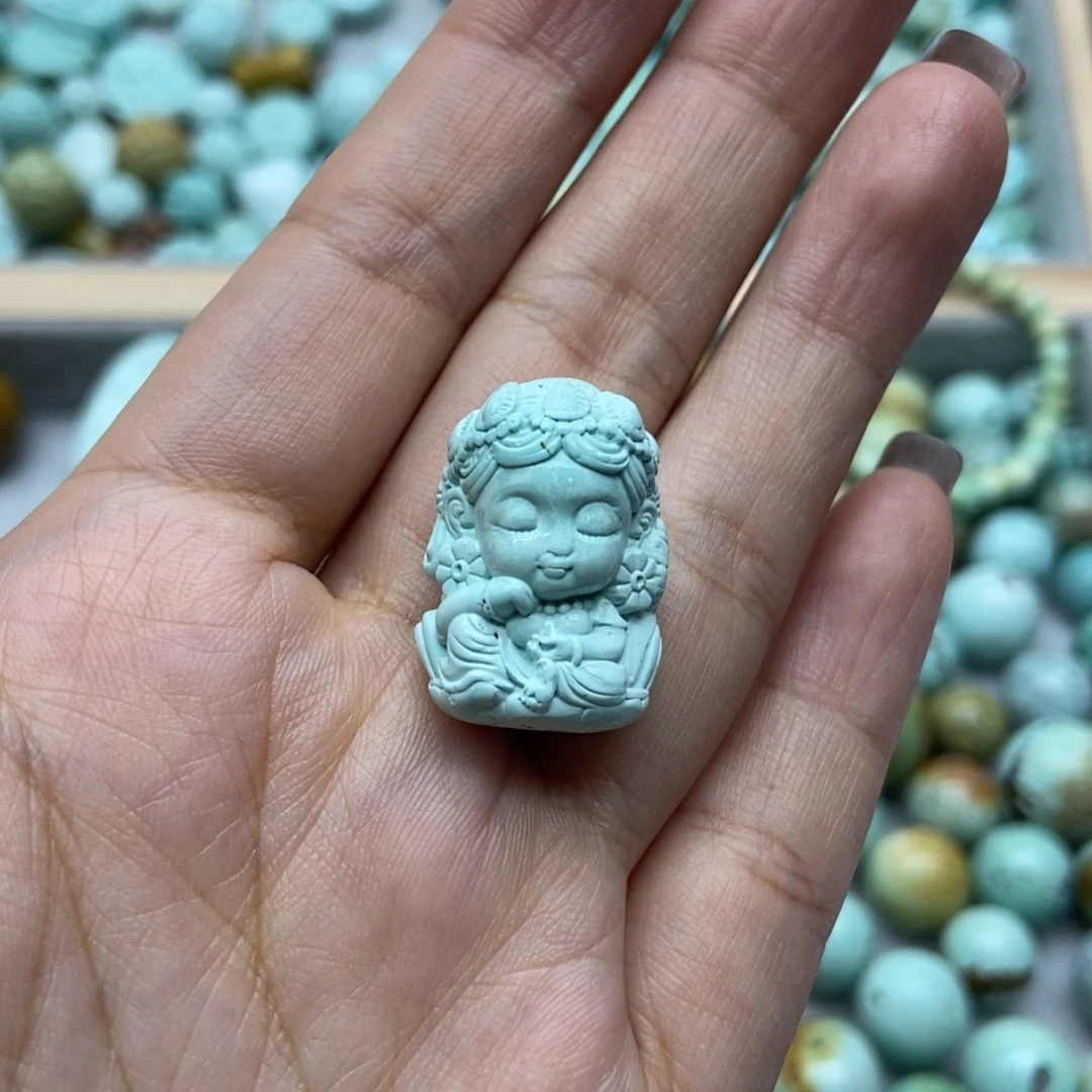 绿松石珠宝奇石未镶嵌