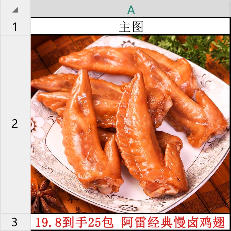 【直播】16g×25包休闲零食熟食卤香鸡翅尖老少皆宜