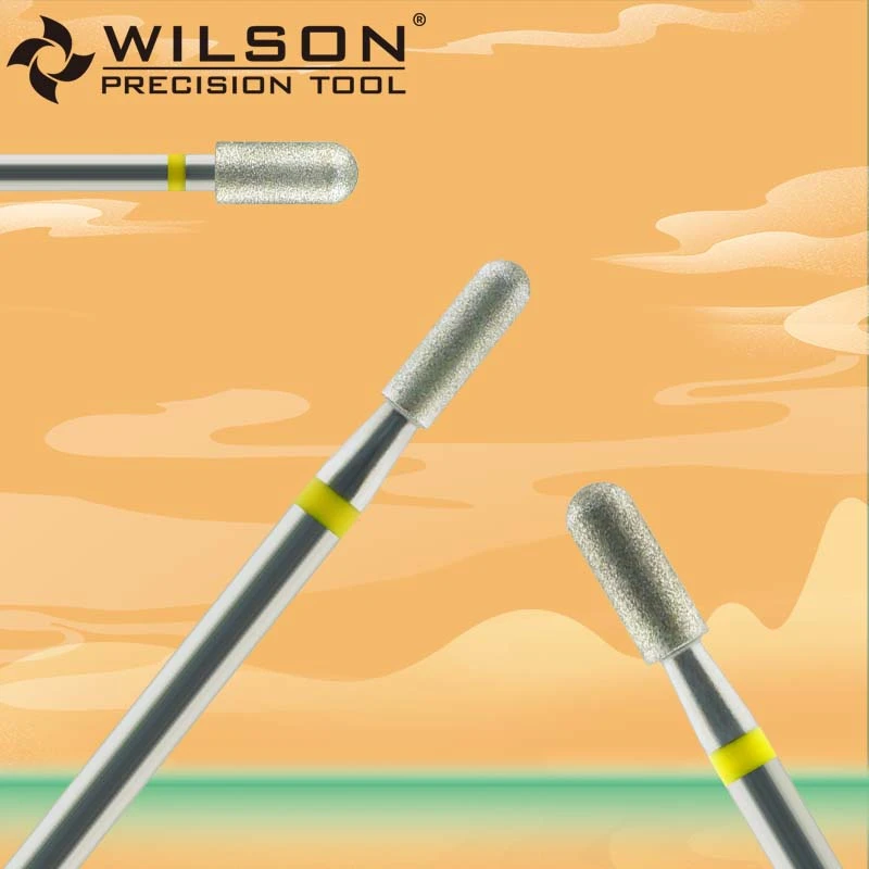 惠而顺 美甲打磨头直筒球头XF 电镀金刚石俄式前置处理美甲磨头