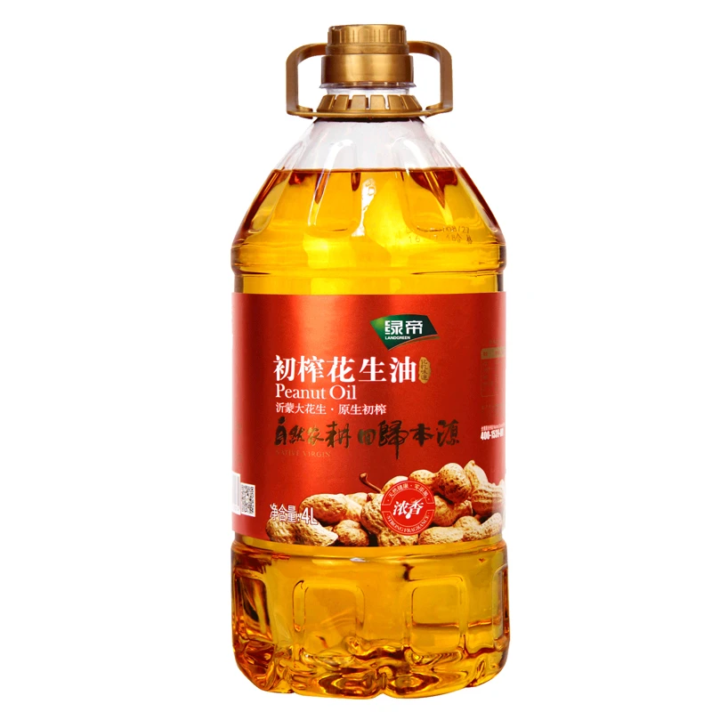 GREEN KING/绿帝绿帝初榨花生油4L/瓶