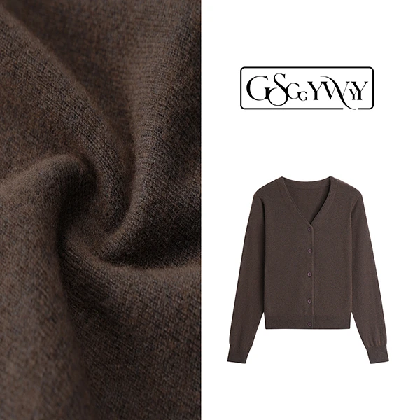 【GSGG YWYY】60%超细羊毛开衫细羊毛扣子秋冬新款