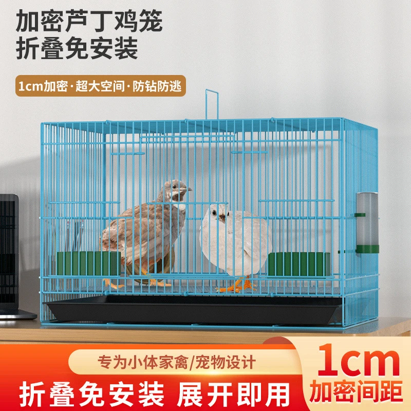 超大折叠式芦丁鸡笼防逃加密加大空间精品室内家用雏鸡笼小鸡鸟笼