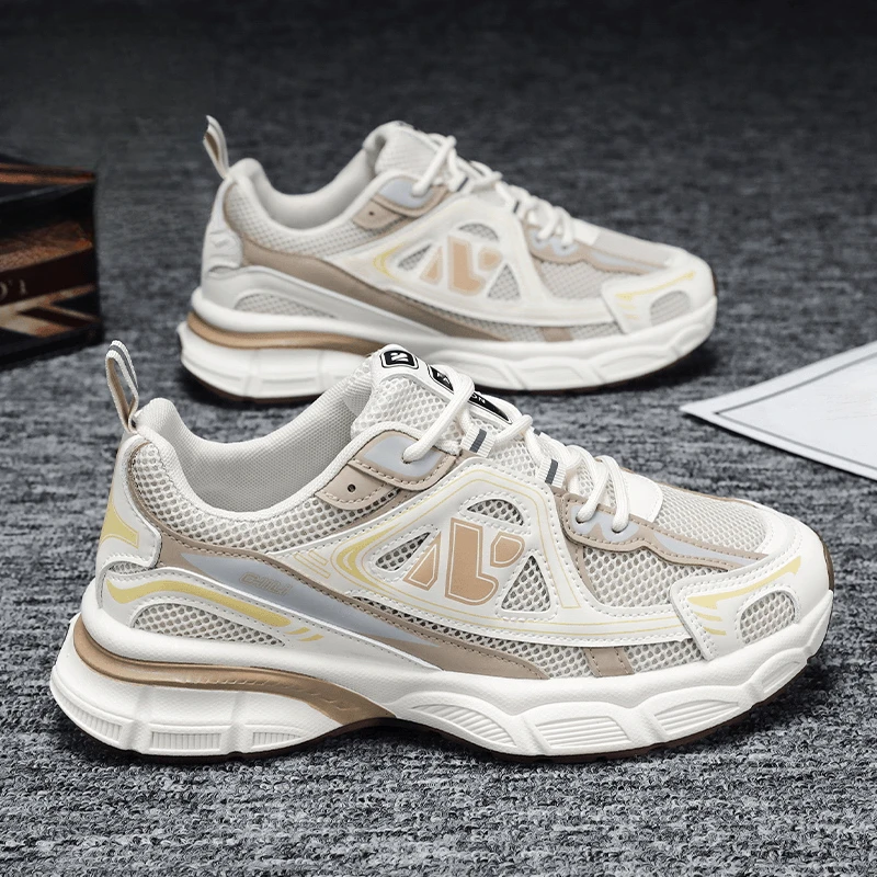 【啄木鸟】正品夏季男鞋透气网面鞋男士运动潮鞋百搭厚底休闲老爹鞋