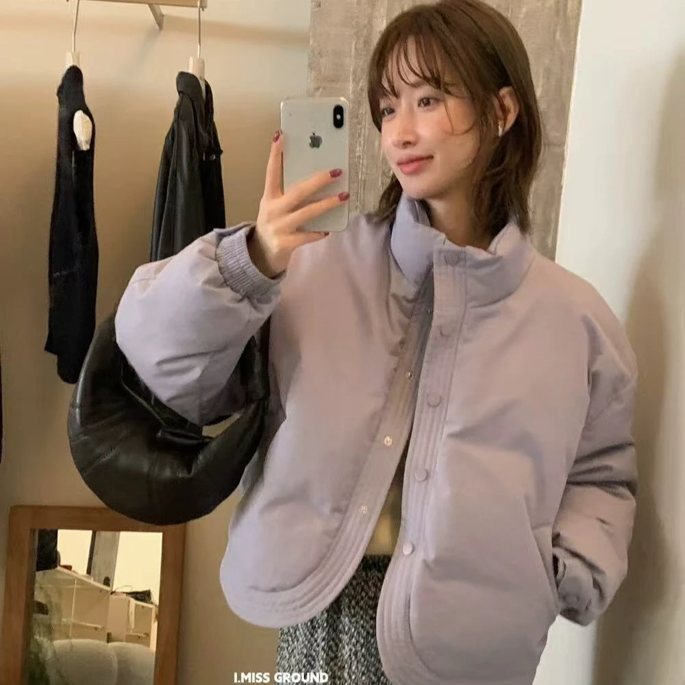 （雨雨150克左右）999101暖暖冬日 好韩呀 下摆弧度外套