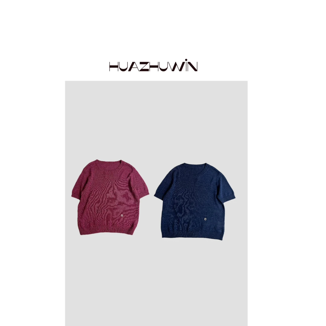 HZ-定制色超级显白和纸纱短袖