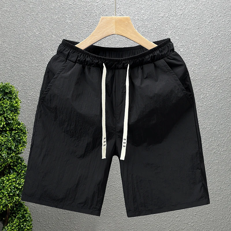 咖啡色男士短裤潮流五分裤夏季沙滩裤外穿工装裤休闲裤速干中裤