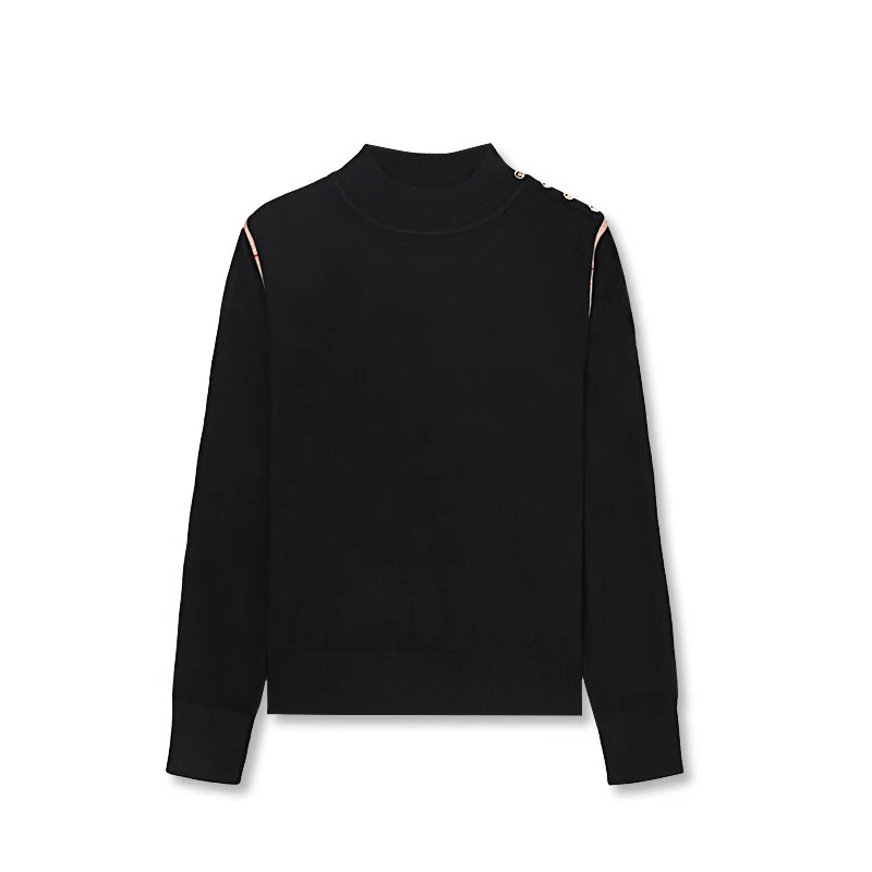 【小北专属】 70008-ZH： 新款圆领套头针织女装打底衫上衣两件装ZS