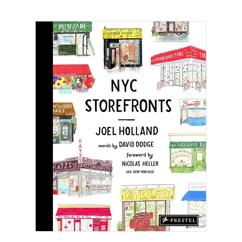 纽约橱窗：超受欢迎的纽约景点插画 NYC Storefronts