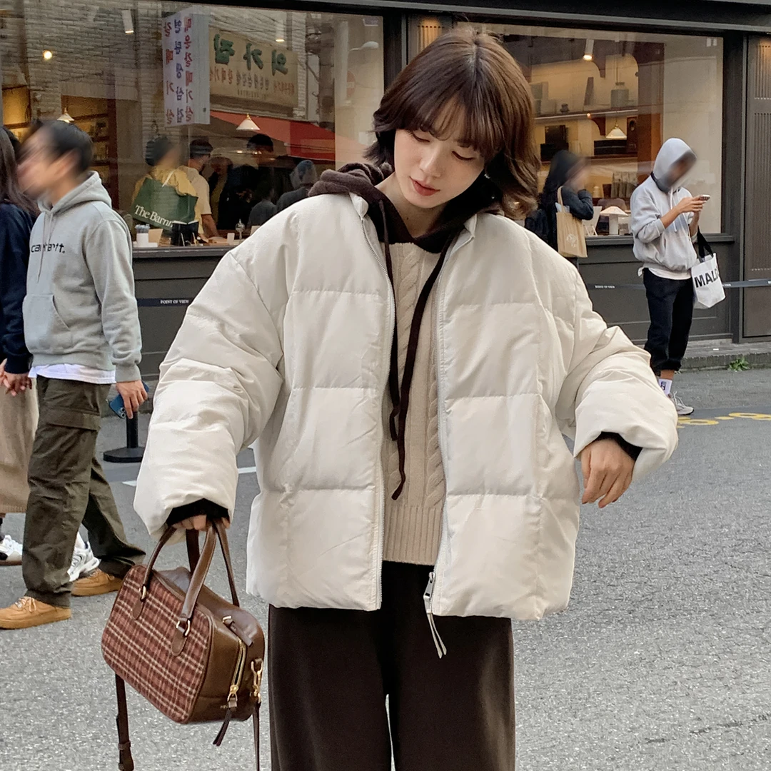现货-【杏仁吐司】FS410W062杏色羽绒服