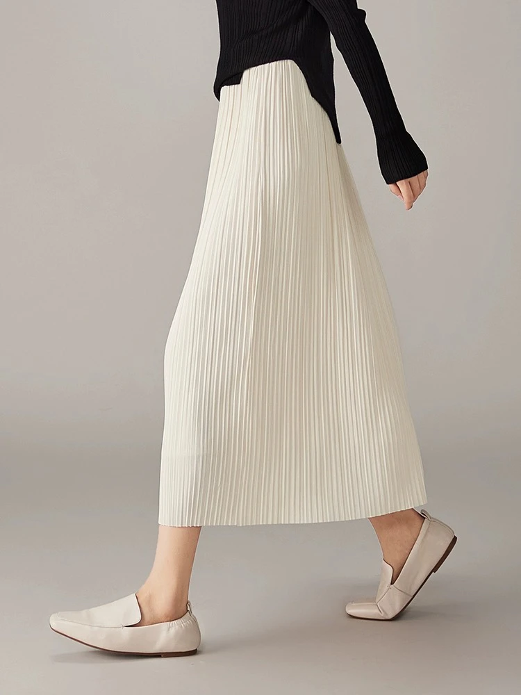 【386半裙】薇乐女装 简约时尚碎花气质显瘦收腰半身裙印花长款