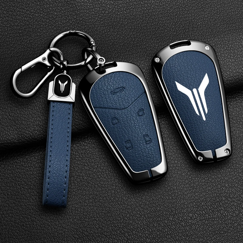 【102】遥控岚图梦想家车钥匙套24款蓝图PHEV航卓越合金壳扣包