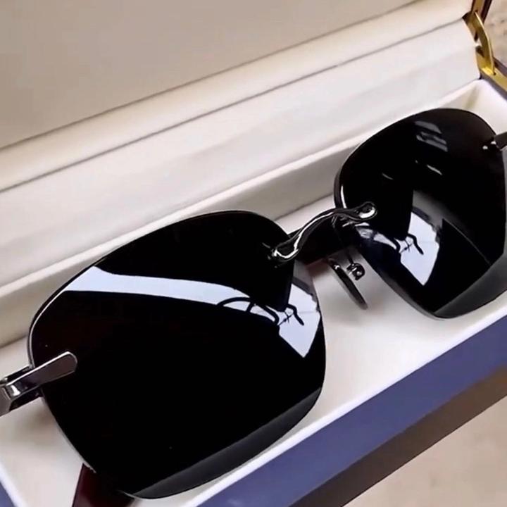 【外贸高货】天然水晶石太阳墨镜男士高清镜开车钓鱼防紫外线网红