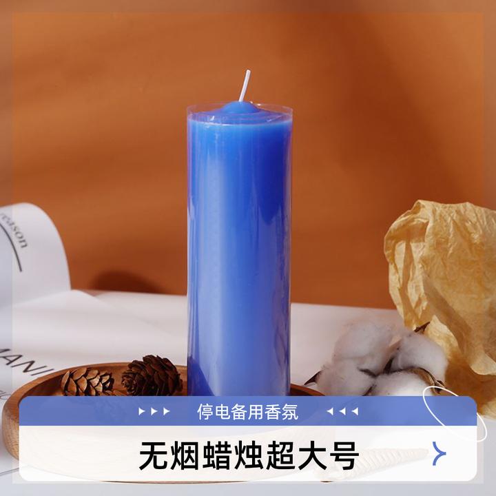 停电蜡烛石蜡无烟房间超大号大酒店无味防灾耐烧小时浪漫晚餐氛围