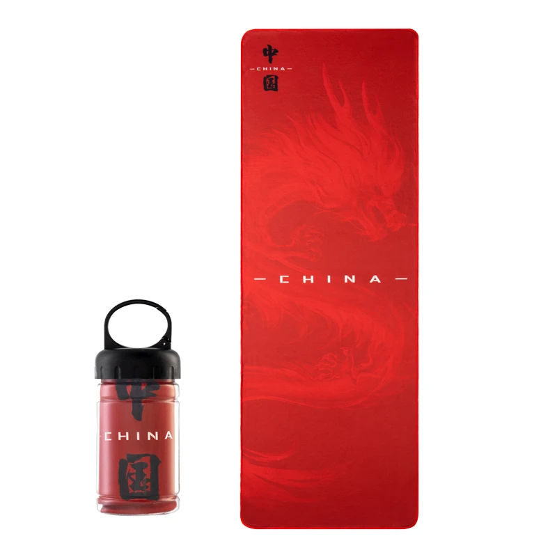 咪咕心跳运动助威户外运动冷感毛巾运动轻便吸汗毛巾潮流时尚健身