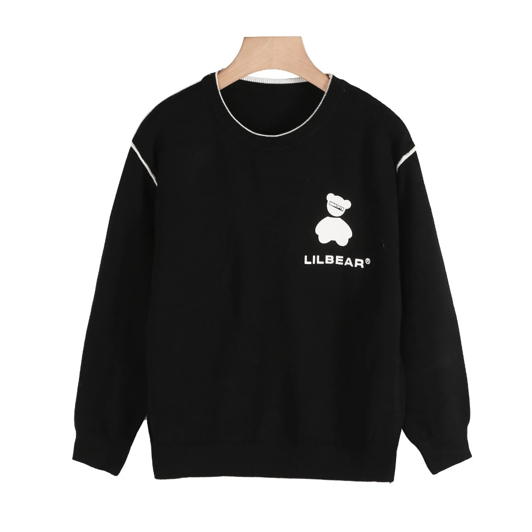 品牌订单！柔软高弹！女款小熊针织衫Z0576