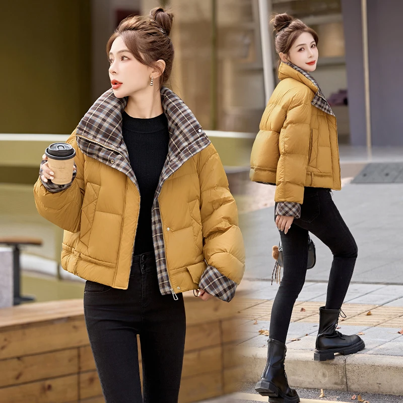 洋气短款羽绒服女款爆款2024新款高档气质轻薄冬季保暖时尚上档次