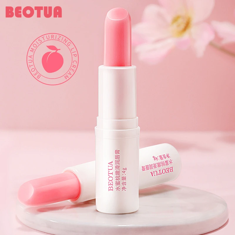 【上新福利】唇膏水蜜桃防干裂凡士林滋润保湿无色润唇膏女嫩滑唇纹