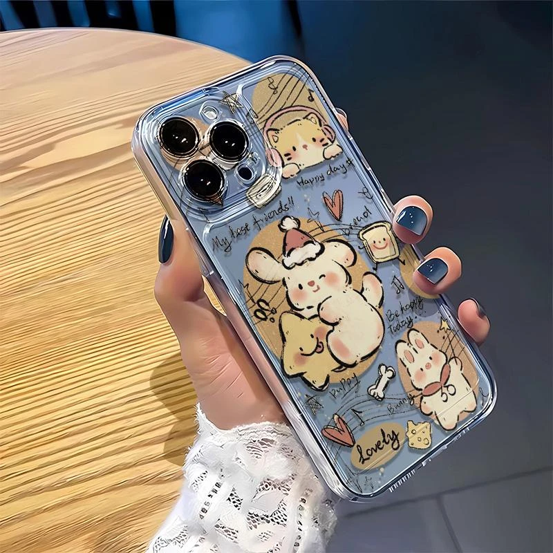 圣诞小狗适用苹果小米oppovivo华为iPhone12/13/14/15可爱圣诞ins