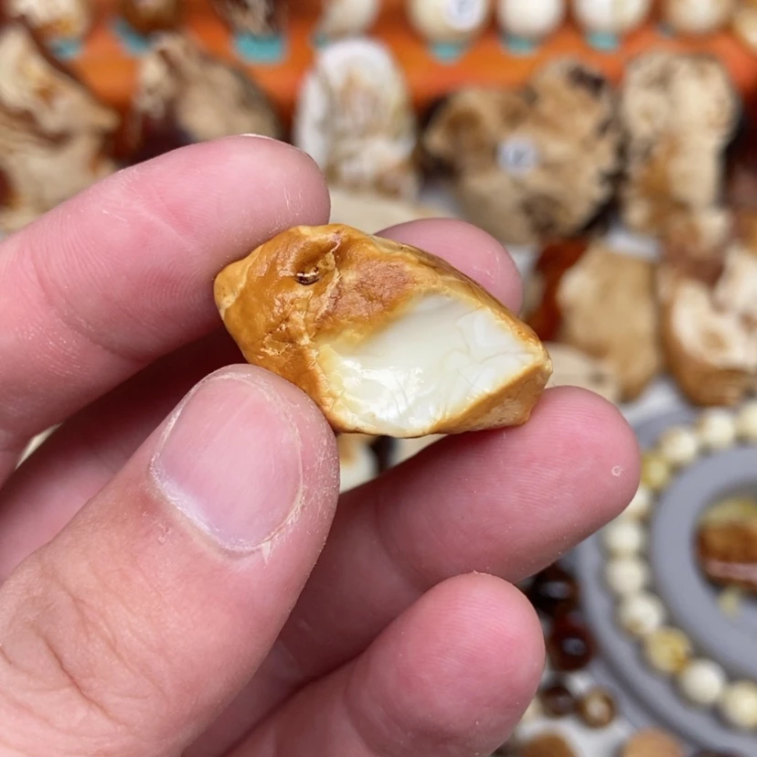 【闪购商品】定制琥珀未镶嵌随**༅蜜蜡