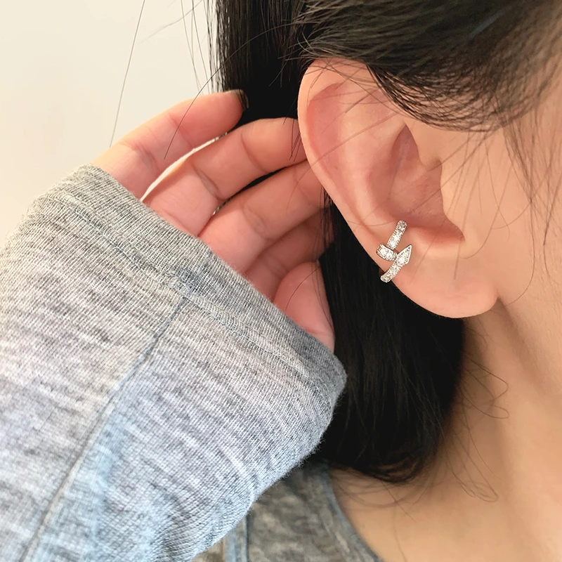 铜合金耳饰 失重空间｜耳骨夹/RINGRING商店耳夹无耳洞女独特耳饰