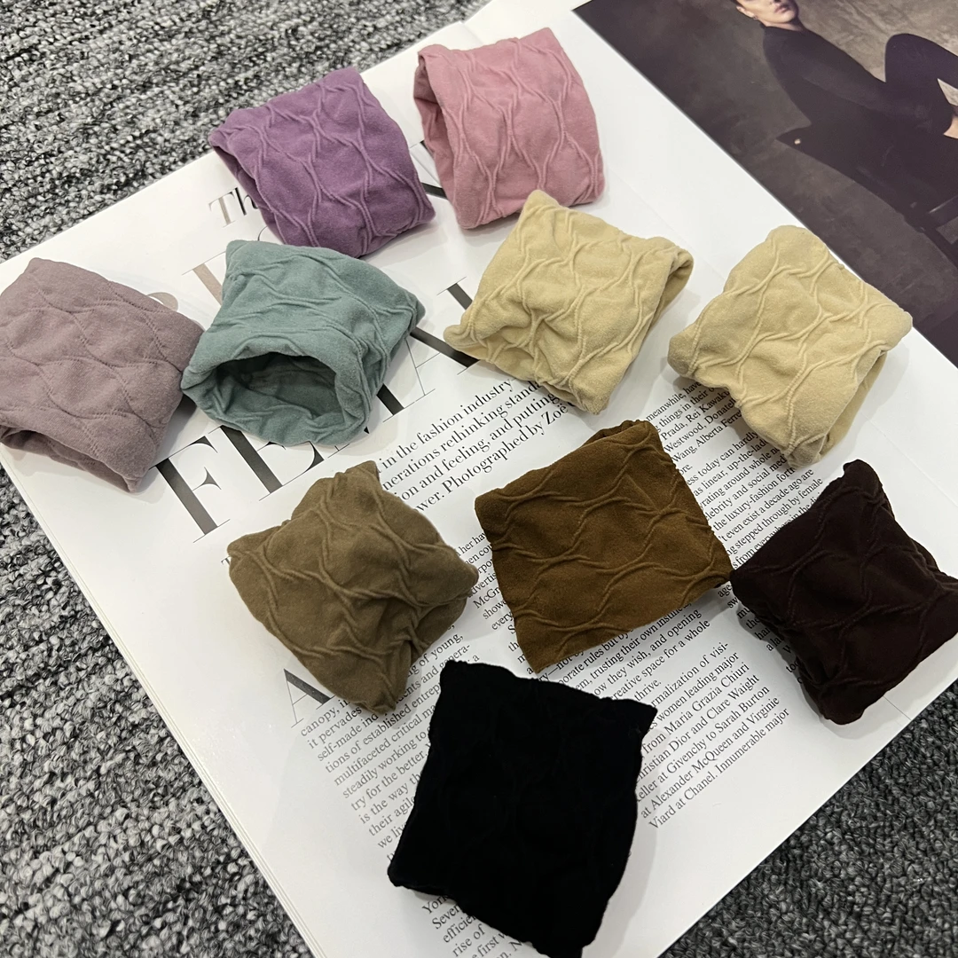 宽边无接缝网格简约高弹力扎头皮筋不伤发高弹力发绳时尚女士