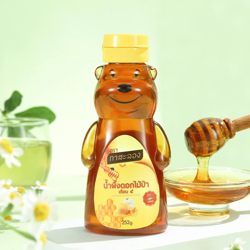 OngDhong泰国小熊百花蜜纯正进口百花蜂蜜儿童蜂蜜