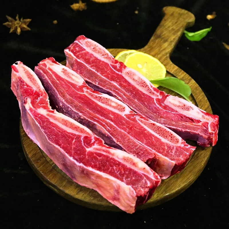 团购 汇柒鲜安格斯牛寸排2000g