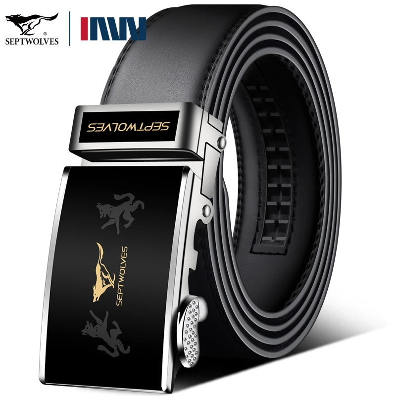 七匹狼男士皮带正品2025新款真皮腰带自动扣牛皮青年休闲百搭裤带