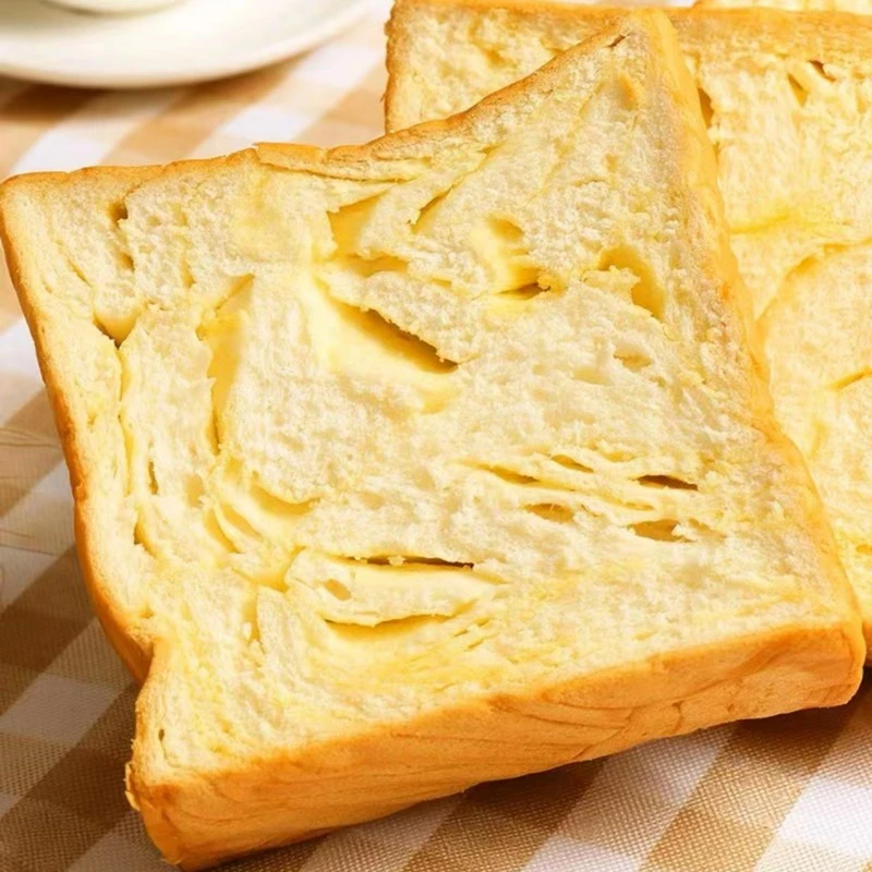 【9.9元/12包混合】厚切吐司原味+紫米+红豆代餐早餐学生面包750克