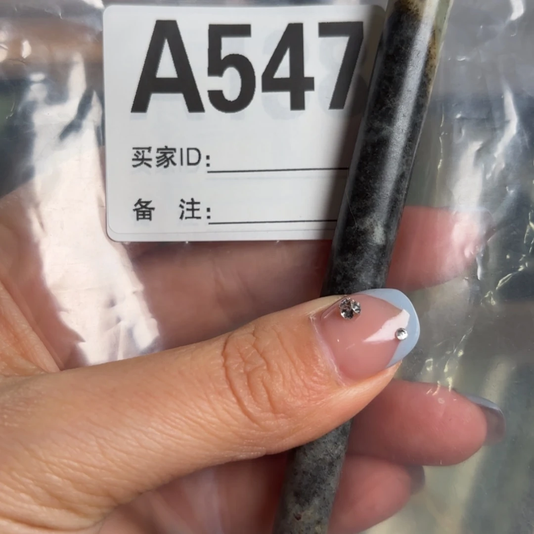 【闪购商品】蛇纹石玉发饰合金上***了