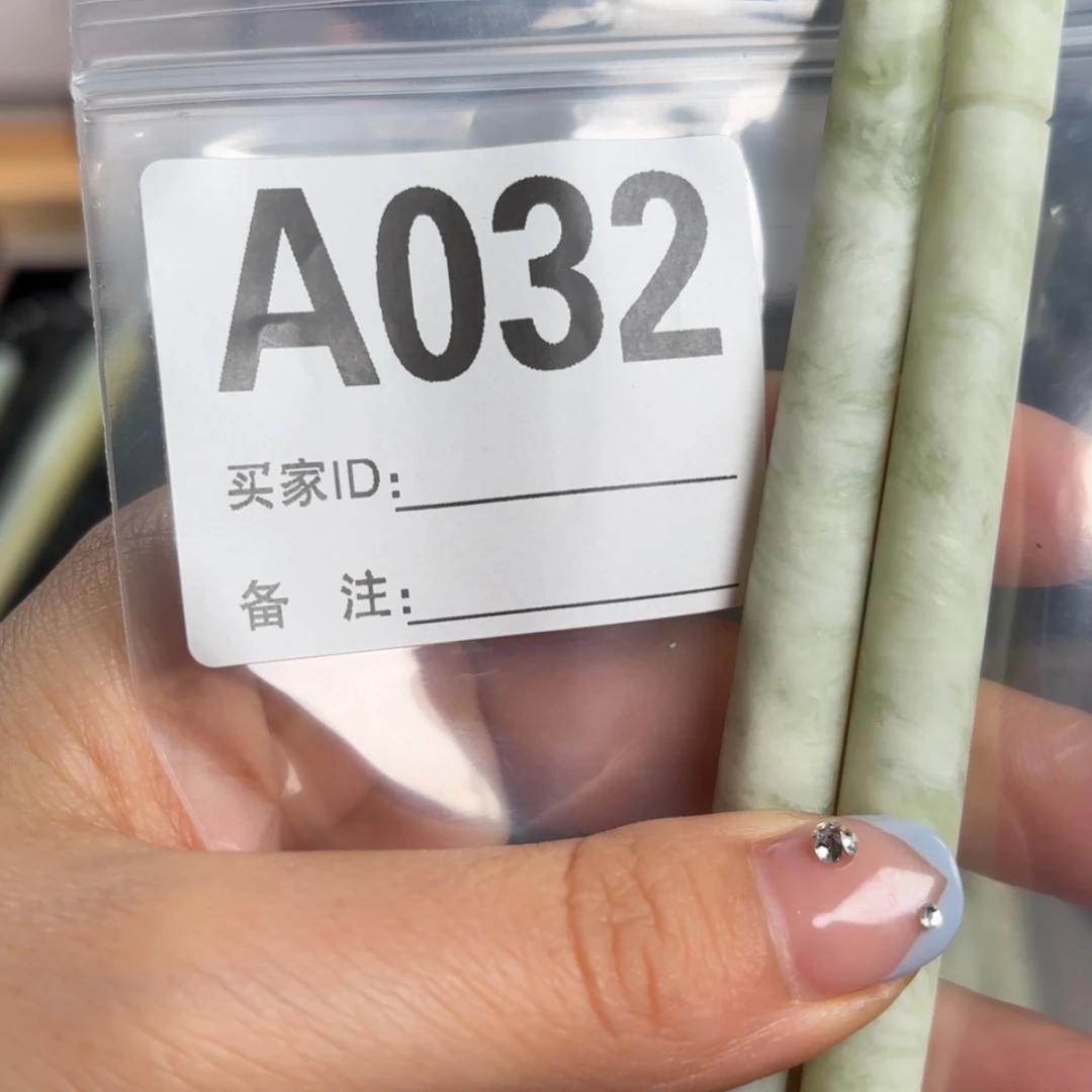 【闪购商品】蛇纹石玉发饰合金晶*