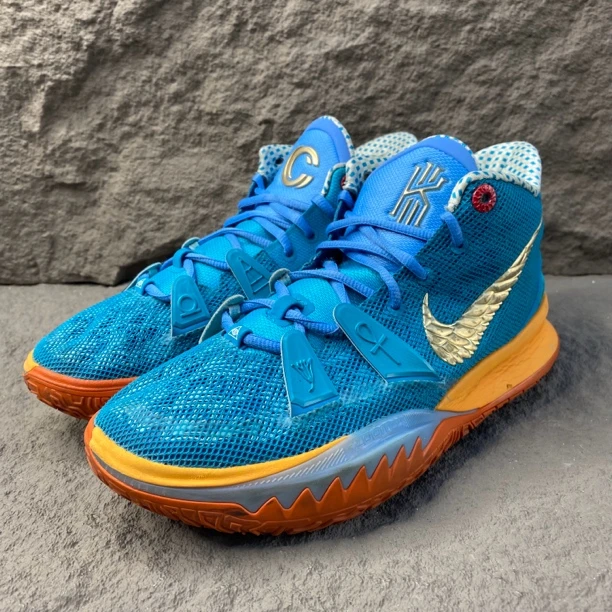42.5码/市场价1499/Nike 欧文7concepts蓝橙篮球鞋 二手无盒