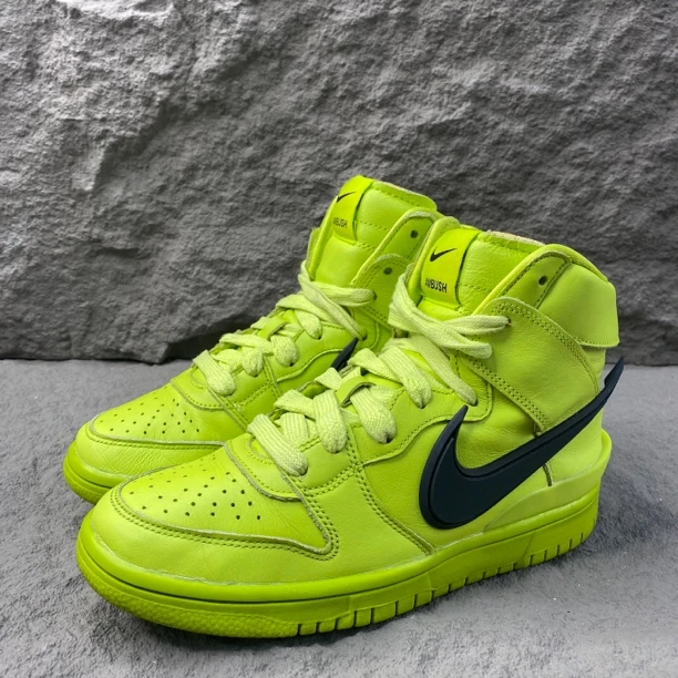37.5码/市场价2999/Nike ambush dunk 高帮 柠檬黄 板鞋 二手无盒