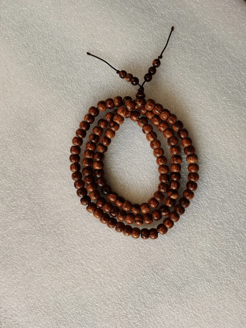 黄花梨苹果珠多圈手串108/0.8