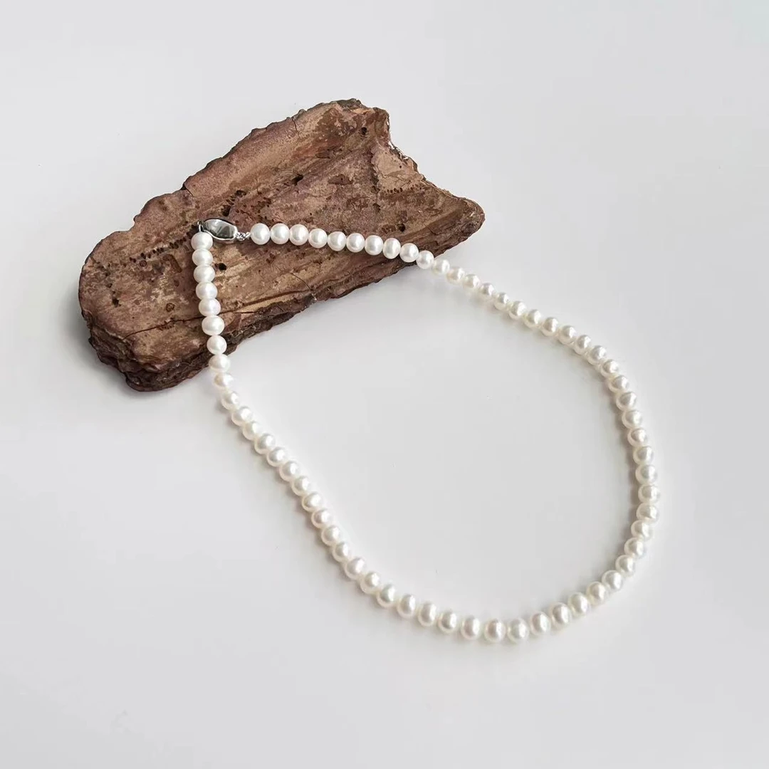 淡水珍珠项链 时尚经典百搭 送妈妈婆婆首饰礼物气质优雅