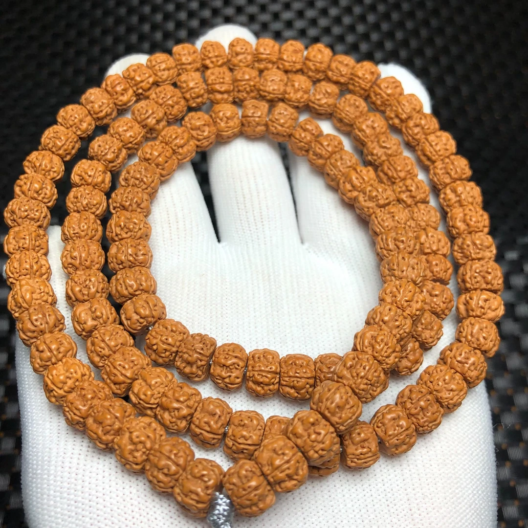 金刚菩提珠串0325五瓣盘龙纹小金刚纹理漂亮大尺寸带沟壑