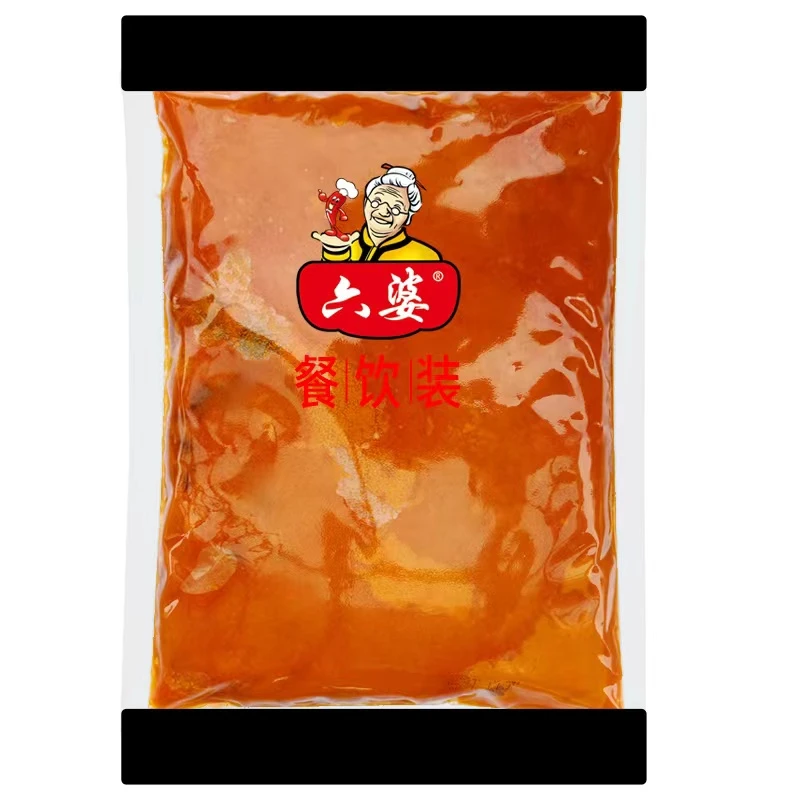 六婆牛油火锅底料 火锅店专用 餐饮装500g