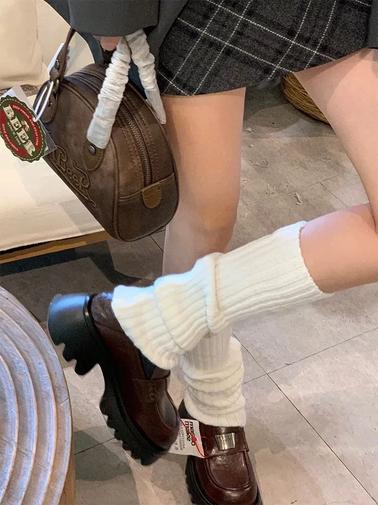 袜套女秋冬季加厚保暖堆堆袜套中款