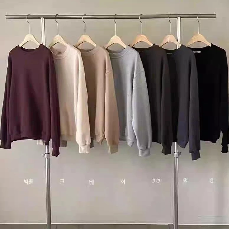 LAKE秋冬新款落肩袖卫衣