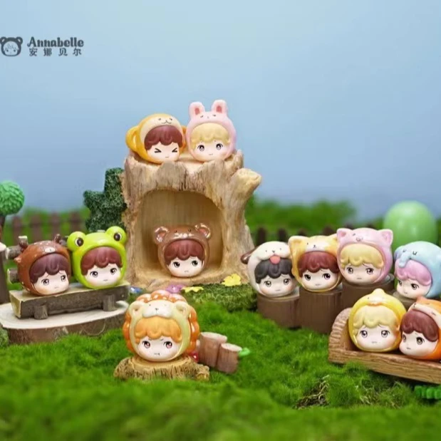 【代拆】安娜贝尔萌萌动物园春日派对系列盲盒萌粒